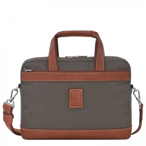 Longchamp Boxford S Men Briefcase Brown | Canada-942JYPLWF