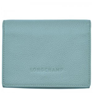 Longchamp Le Foulonné Men Wallet Blue | Canada-894VEGZOX