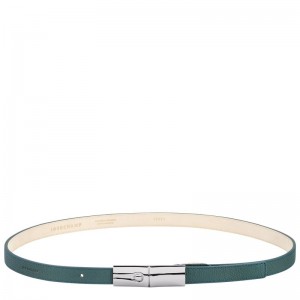 Longchamp Le Roseau Women Belt Blue Green | Canada-057XQOMEZ