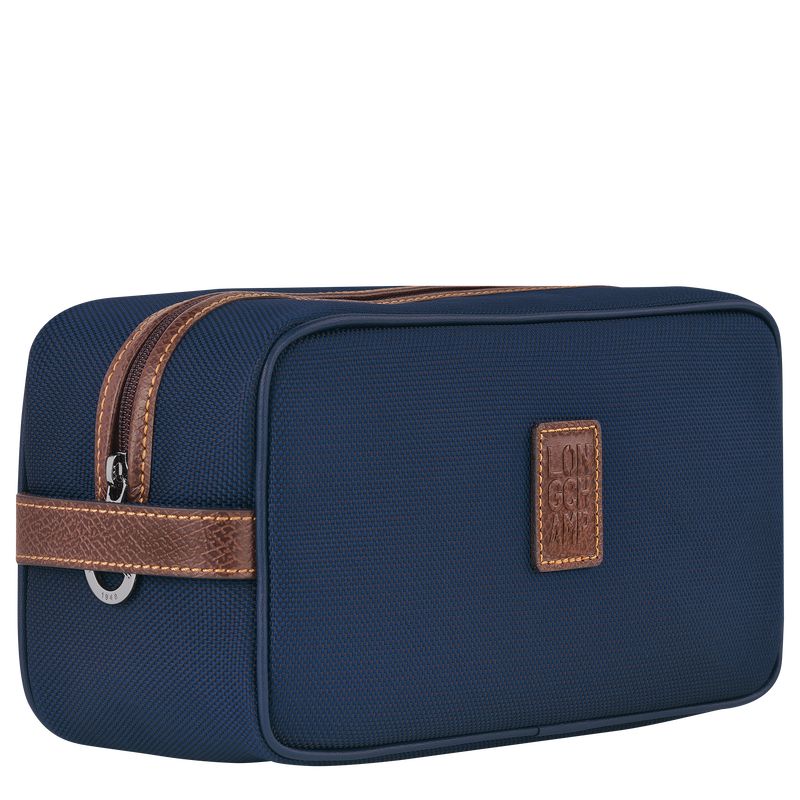 Longchamp Boxford Men Toiletry Bags Blue | Canada-536QXLZWF