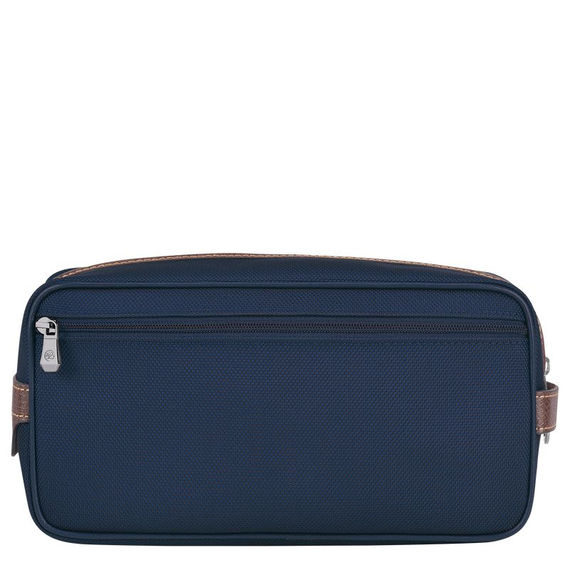 Longchamp Boxford Men Toiletry Bags Blue | Canada-536QXLZWF