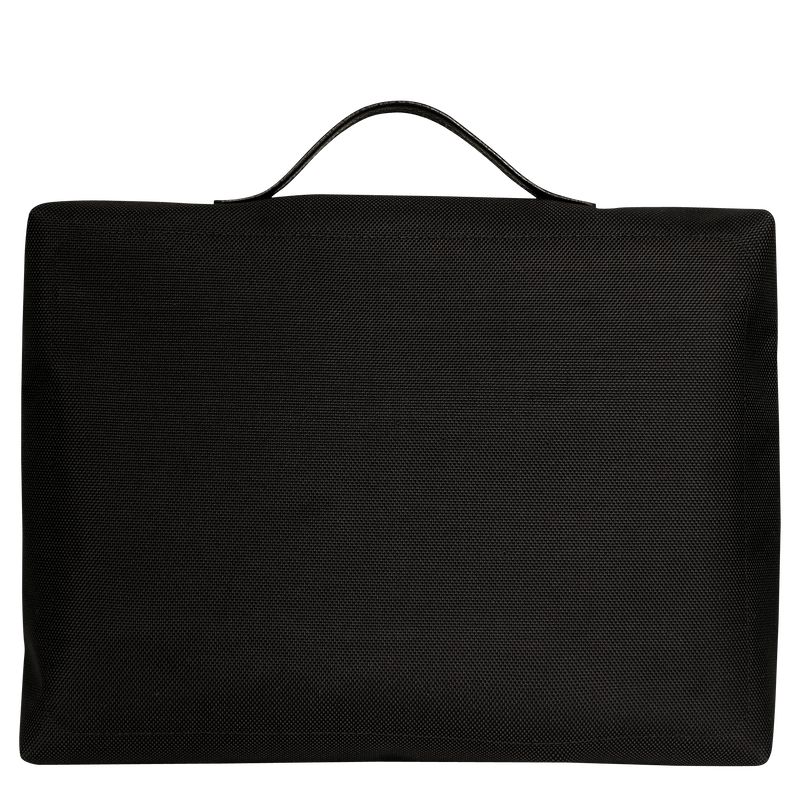Longchamp Boxford S Men Briefcase Black | Canada-683SMYHNG