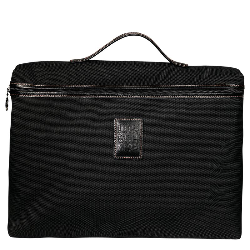 Longchamp Boxford S Men Briefcase Black | Canada-683SMYHNG