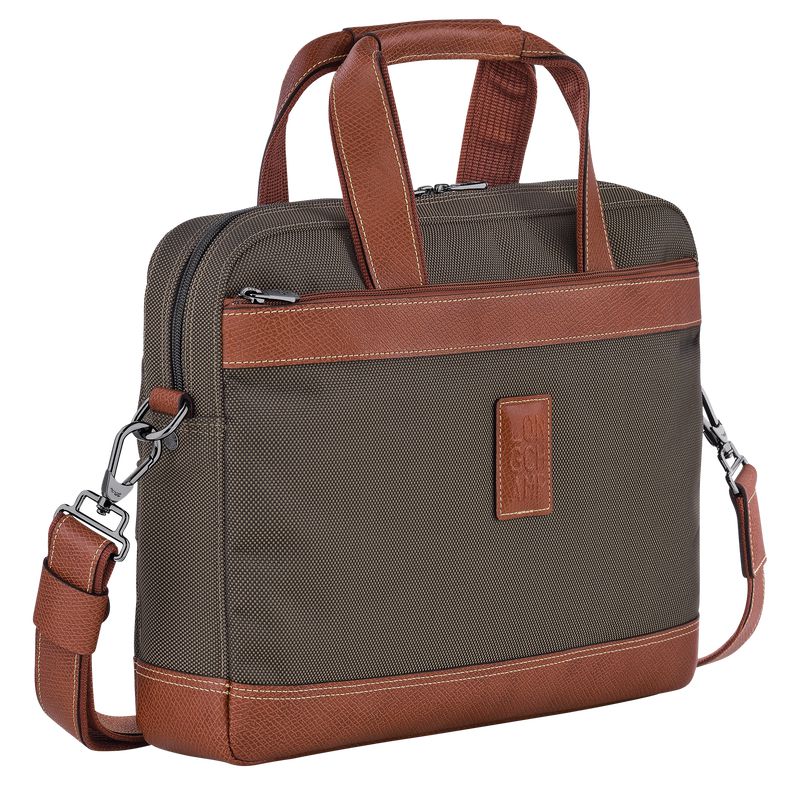 Longchamp Boxford S Men Briefcase Brown | Canada-942JYPLWF