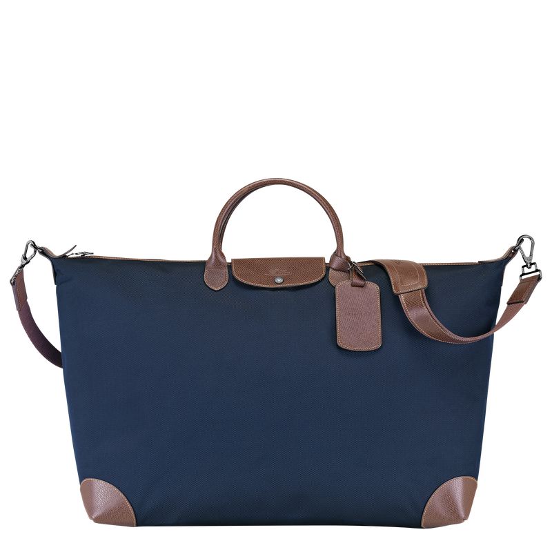 Longchamp Boxford Xl Men Travel Bag Blue | Canada-034PUXHVS
