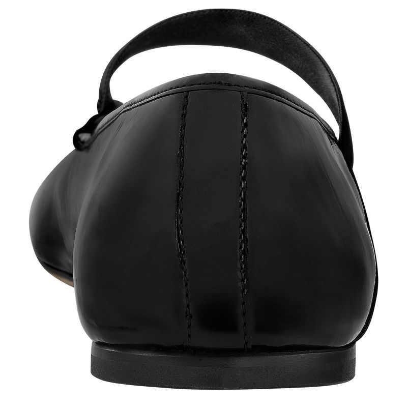 Longchamp Energy Women Ballerinas Black | Canada-238AYBKFI