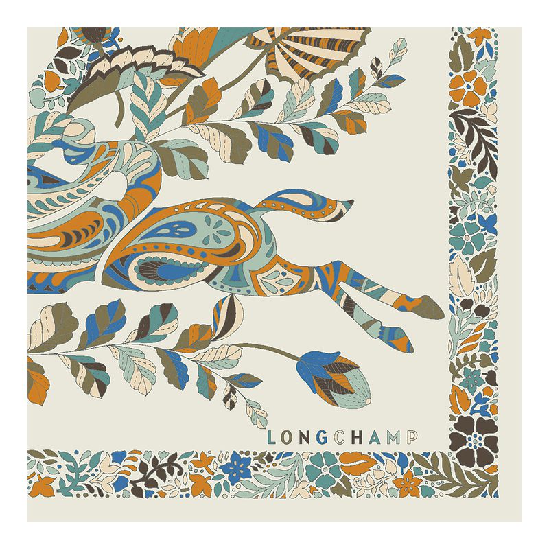 Longchamp Forêt 50 Women Scarf Multicolor | Canada-167IOTHFS