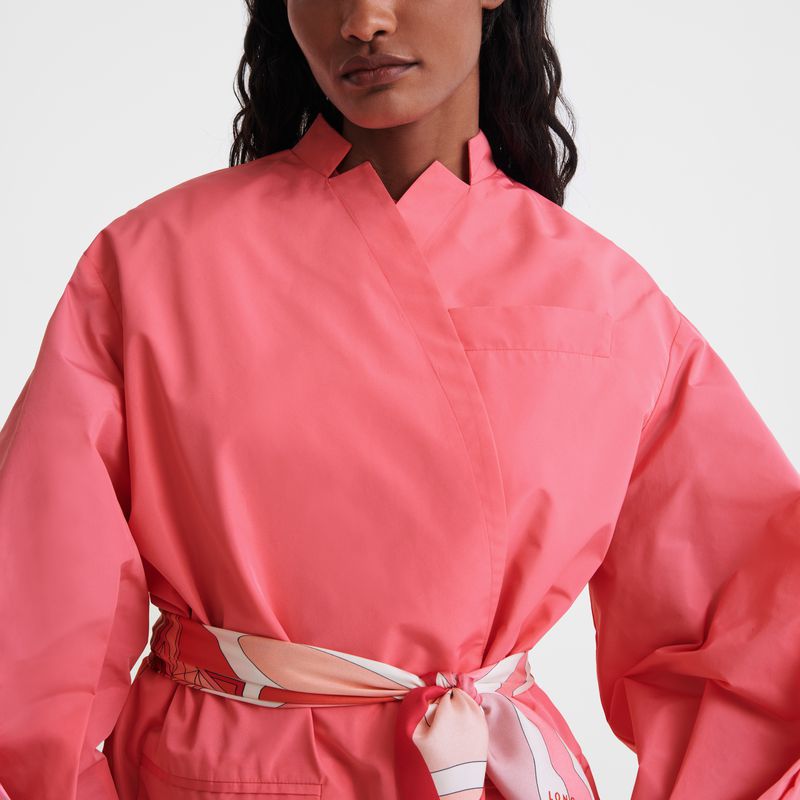 Longchamp Kimono Women Jacket Pink | Canada-709ORNKFA