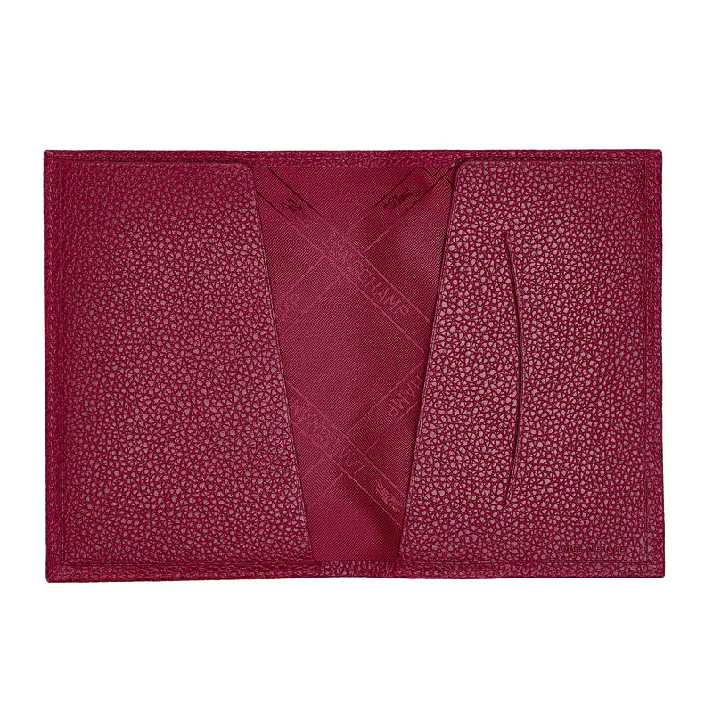 Longchamp Le Foulonné Men Passport Holder Fuchsia | Canada-631OPIBCA