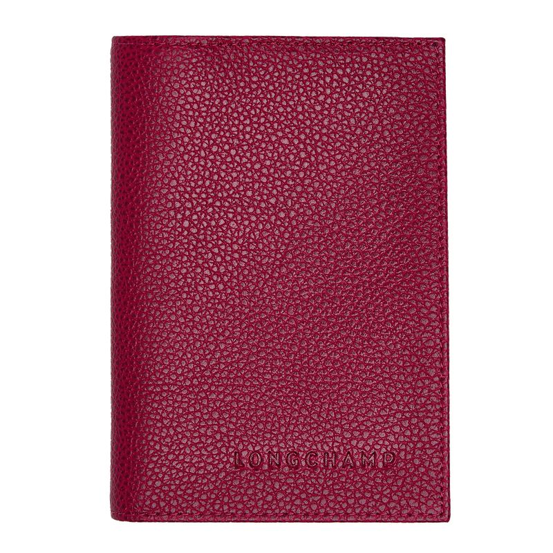 Longchamp Le Foulonné Men Passport Holder Fuchsia | Canada-631OPIBCA