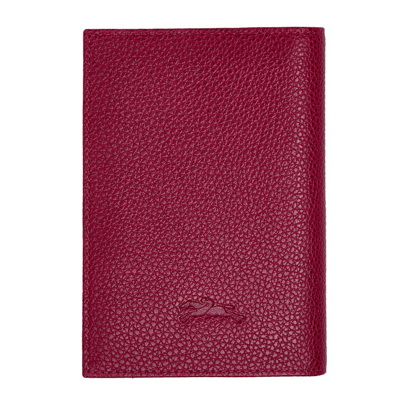 Longchamp Le Foulonné Men Passport Holder Fuchsia | Canada-631OPIBCA