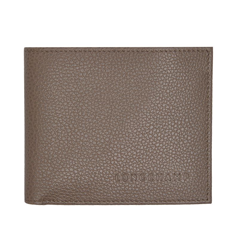 Longchamp Le Foulonné Men Wallet Beige | Canada-106NHEOTV