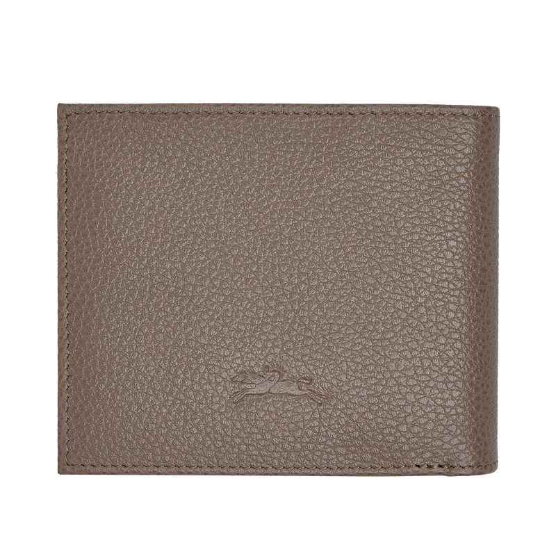 Longchamp Le Foulonné Men Wallet Beige | Canada-106NHEOTV