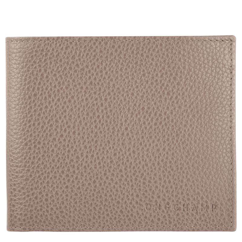 Longchamp Le Foulonné Men Wallet Beige | Canada-106NHEOTV