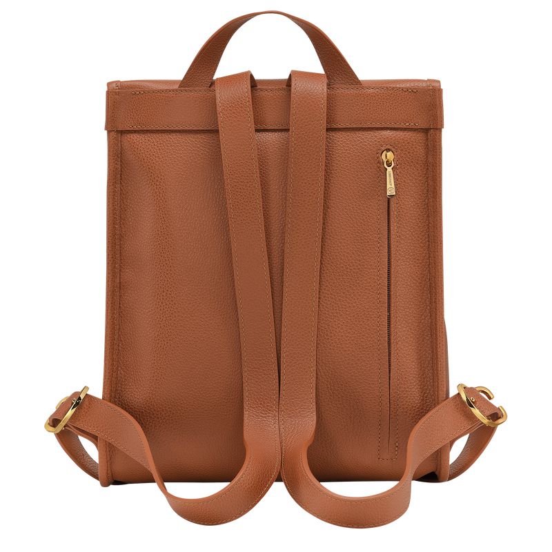 Longchamp Le Foulonné Women Backpack Brown | Canada-104QKBLJY