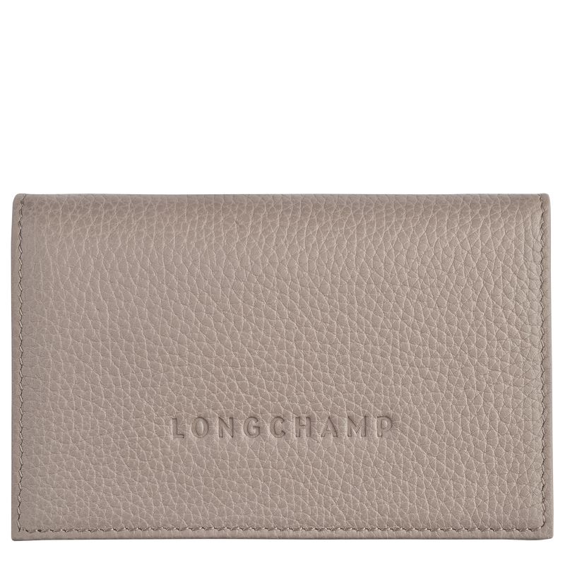 Longchamp Le Foulonné Women Card Holder Grey | Canada-063CNYJAV