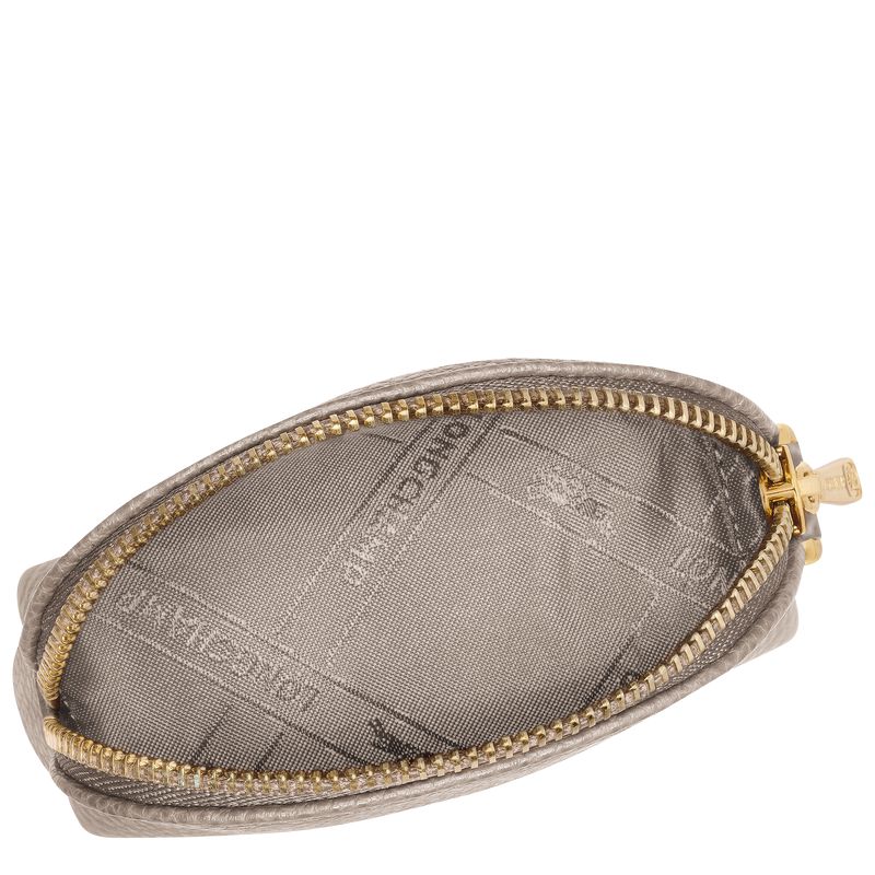 Longchamp Le Foulonné Women Coin Purse Grey | Canada-187MSFXWC