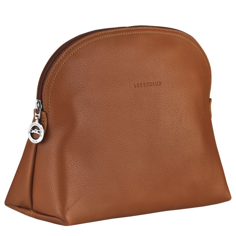 Longchamp Le Foulonné Women Toiletry Bags Brown | Canada-978STBMHU