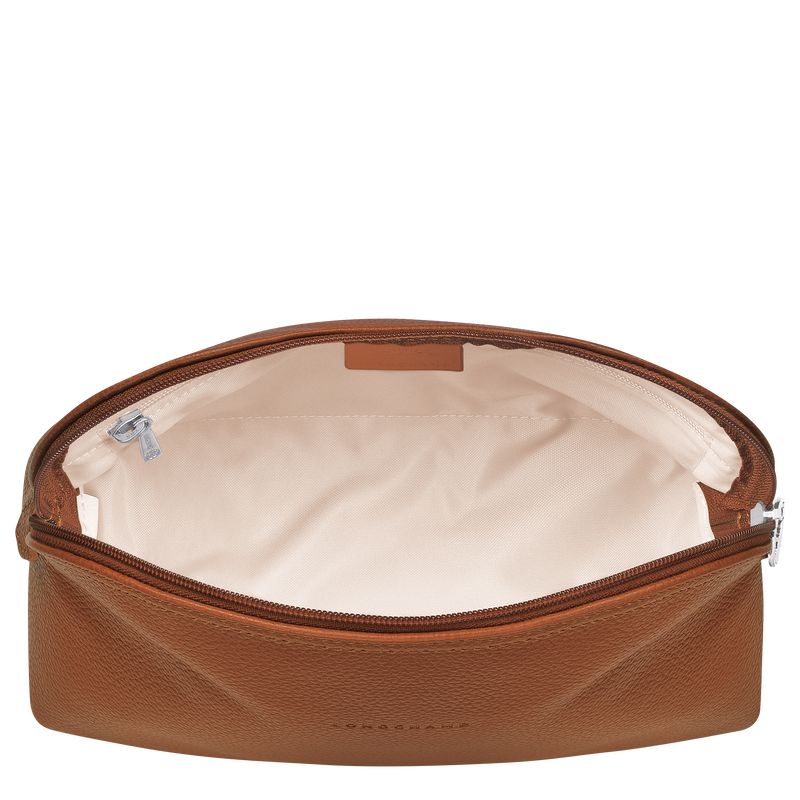 Longchamp Le Foulonné Women Toiletry Bags Brown | Canada-978STBMHU