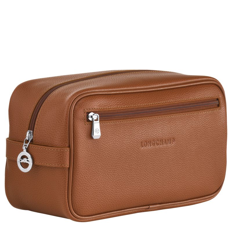 Longchamp Le Foulonné Women Toiletry Bags Brown | Canada-140OXIHBM