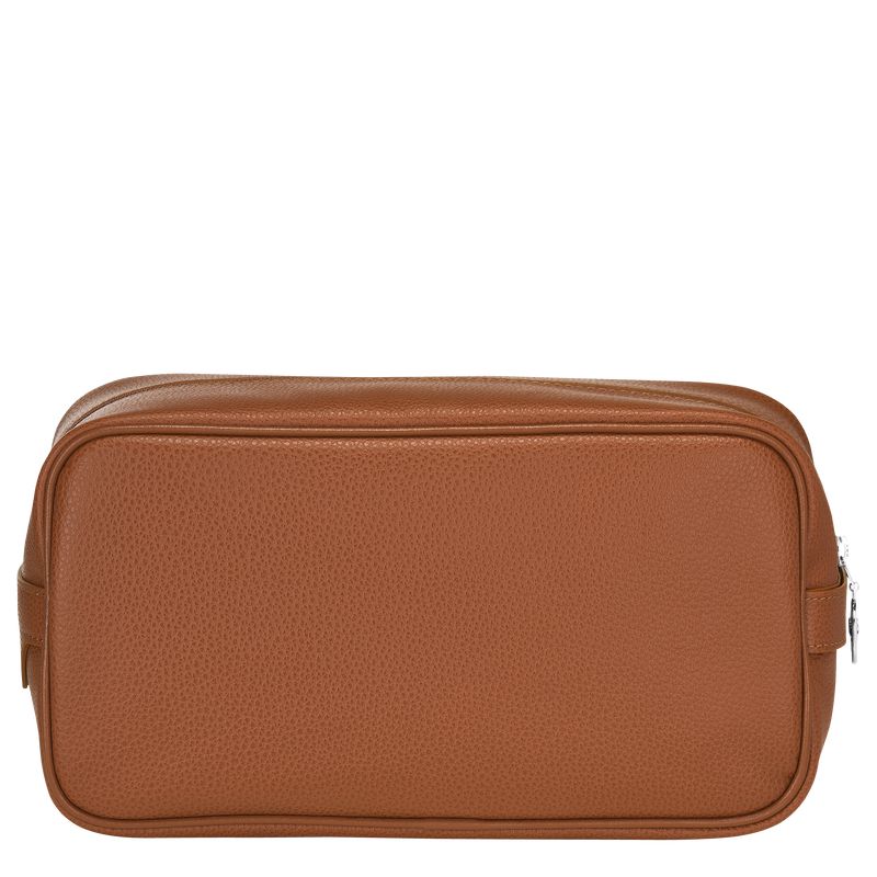Longchamp Le Foulonné Women Toiletry Bags Brown | Canada-140OXIHBM