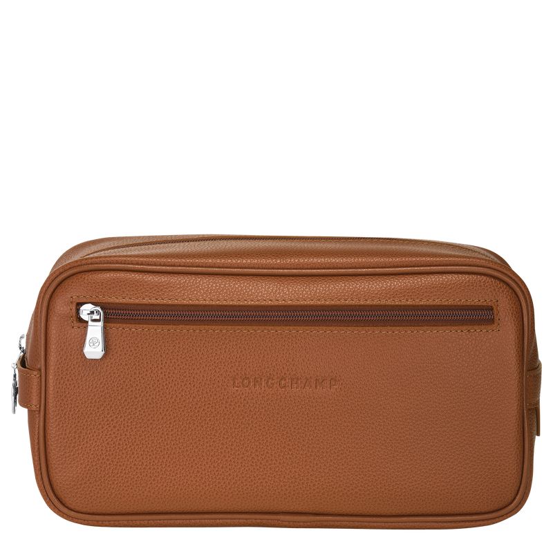 Longchamp Le Foulonné Women Toiletry Bags Brown | Canada-140OXIHBM