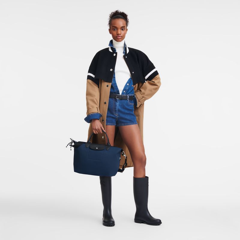 Longchamp Le Pliage Energy L Women Handbag Navy | Canada-301PLOYXR