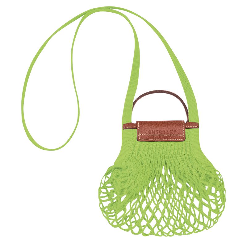 Longchamp Le Pliage Filet Xs Women Mesh Bag Light Green | Canada-495CNQDBA