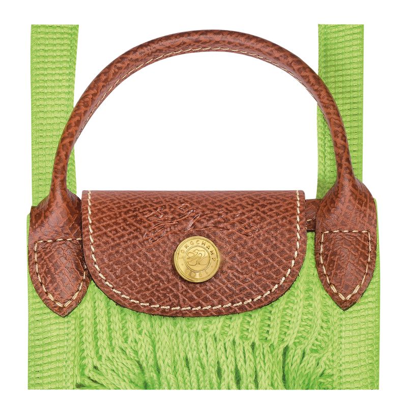 Longchamp Le Pliage Filet Xs Women Mesh Bag Light Green | Canada-495CNQDBA