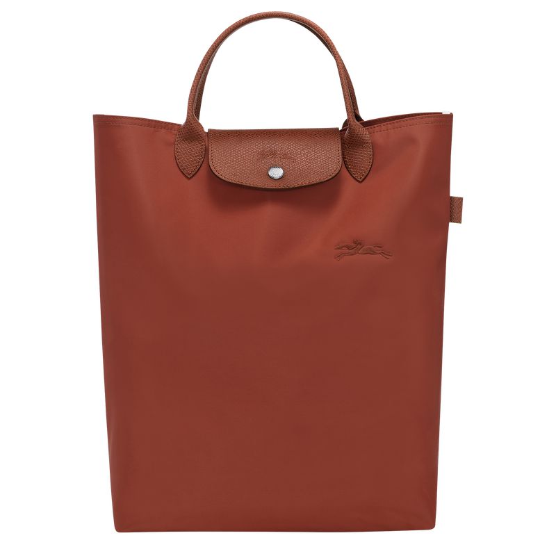 Longchamp Le Pliage Green M Men Tote Bag Brown | Canada-920QMLXNH