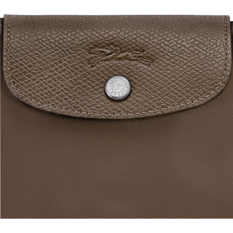 Longchamp Le Pliage Green M Women Tote Bag Dark Brown | Canada-962TPVHYQ