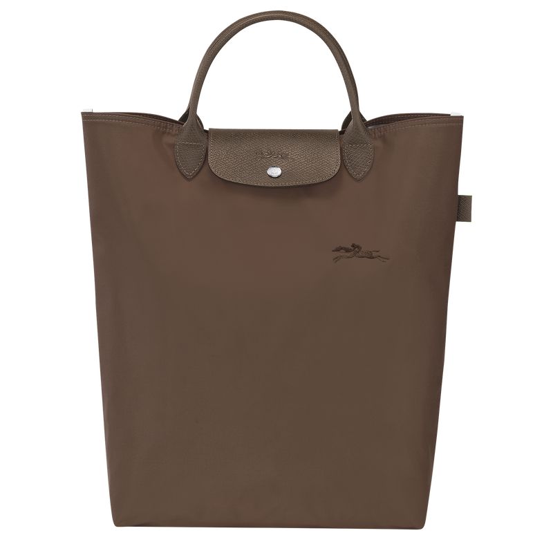Longchamp Le Pliage Green M Women Tote Bag Dark Brown | Canada-962TPVHYQ