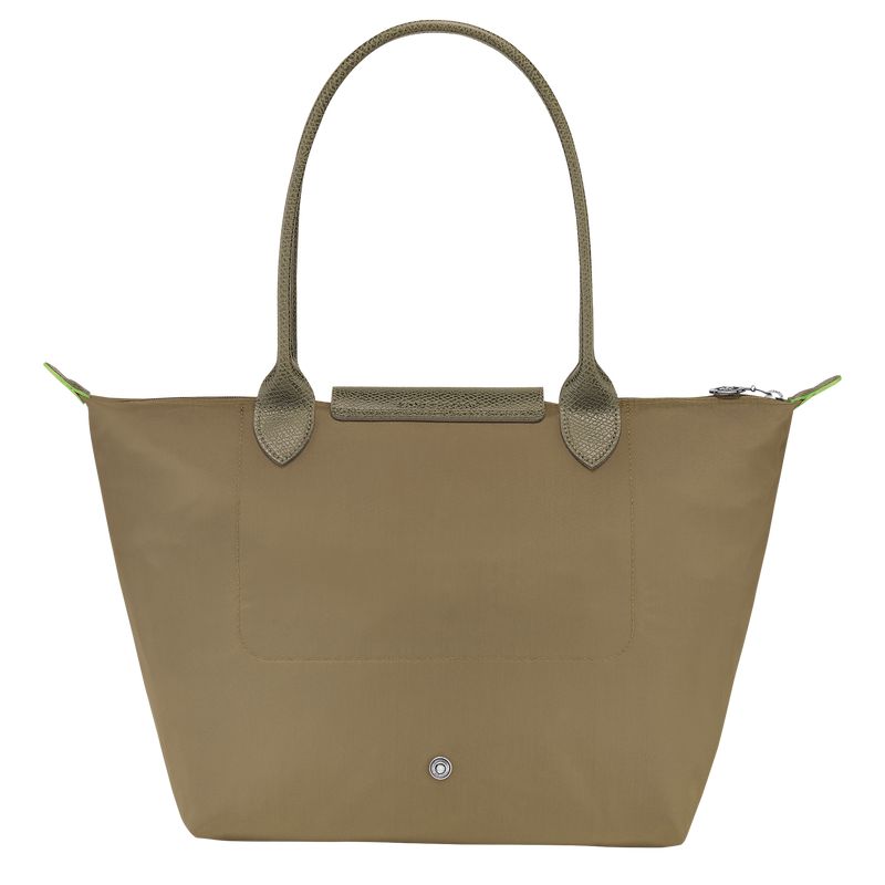Longchamp Le Pliage Green M Women Tote Bag Olive | Canada-570XQSAMT