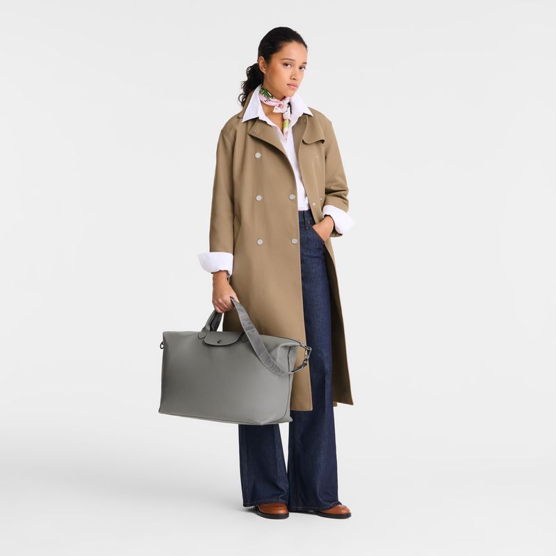 Longchamp Le Pliage Xtra L Women Travel Bag Grey | Canada-396SLNMDB