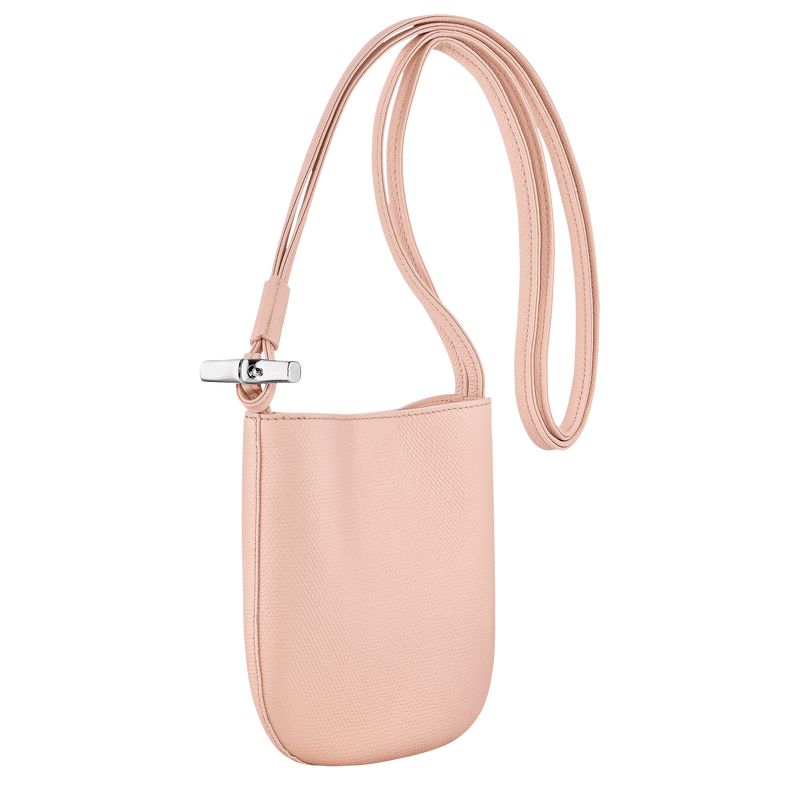 Longchamp Le Roseau S Women Crossbody Bag Light Rose | Canada-137WUGZAS