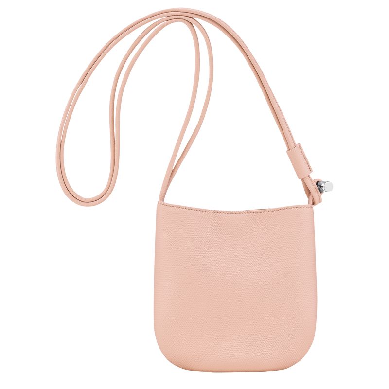 Longchamp Le Roseau S Women Crossbody Bag Light Rose | Canada-137WUGZAS