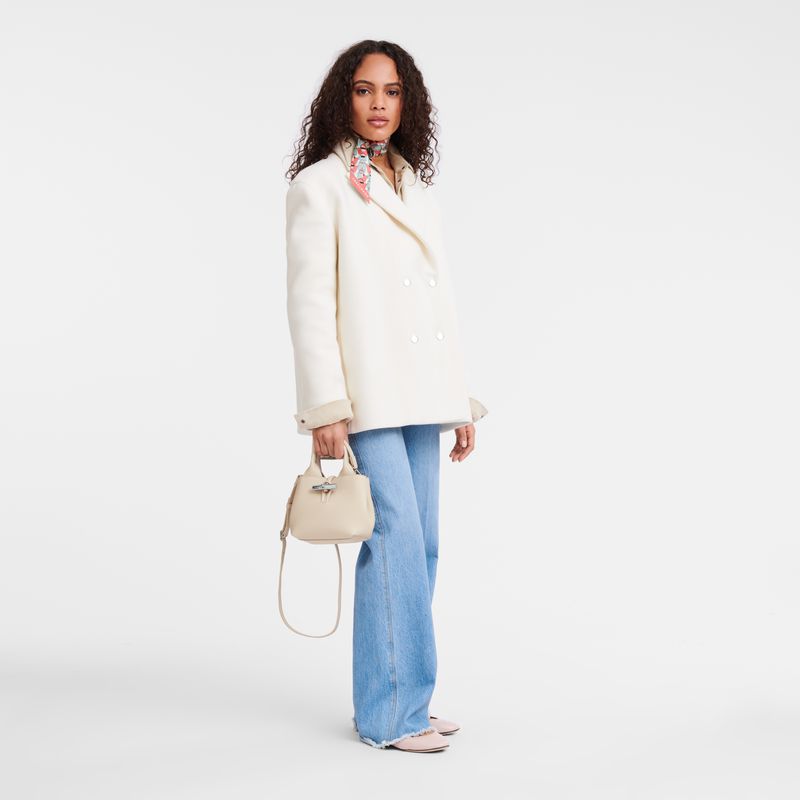Longchamp Le Roseau Xs Women Handbag Beige | Canada-754CZILVF