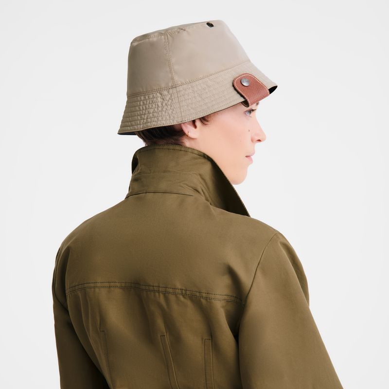 Longchamp Reversible Women Bucket Hat Black | Canada-536EBNCAQ