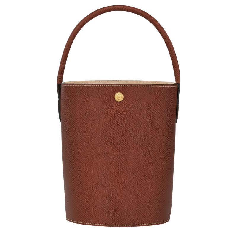 Longchamp Épure S Women Bucket Bag Brown | Canada-238OKCRZN