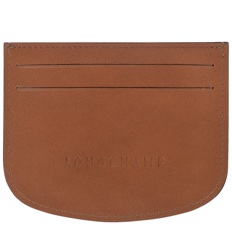Longchamp Épure Women Card Holder Brown | Canada-012OHFBZY
